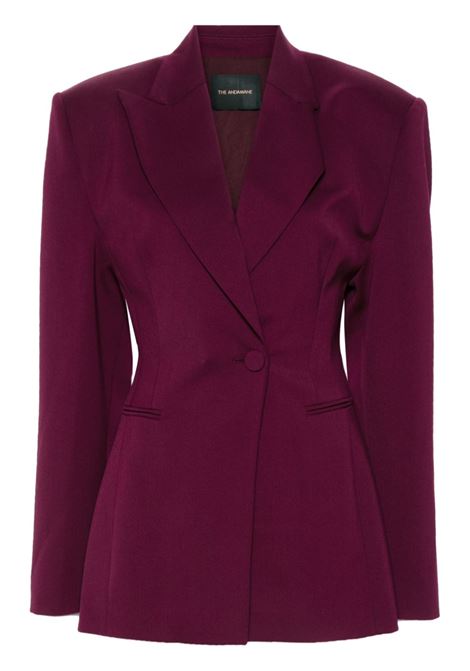 Purple single-breasted blazer The Andamane - women